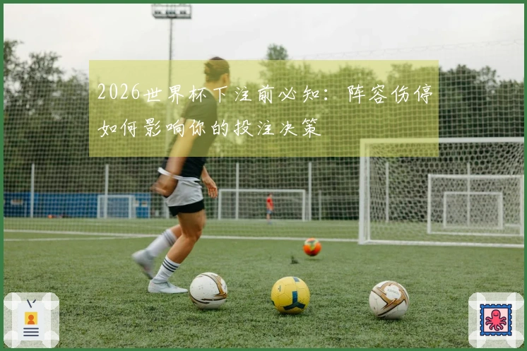 2026世界杯下注前必知：阵容伤停如何影响你的投注决策